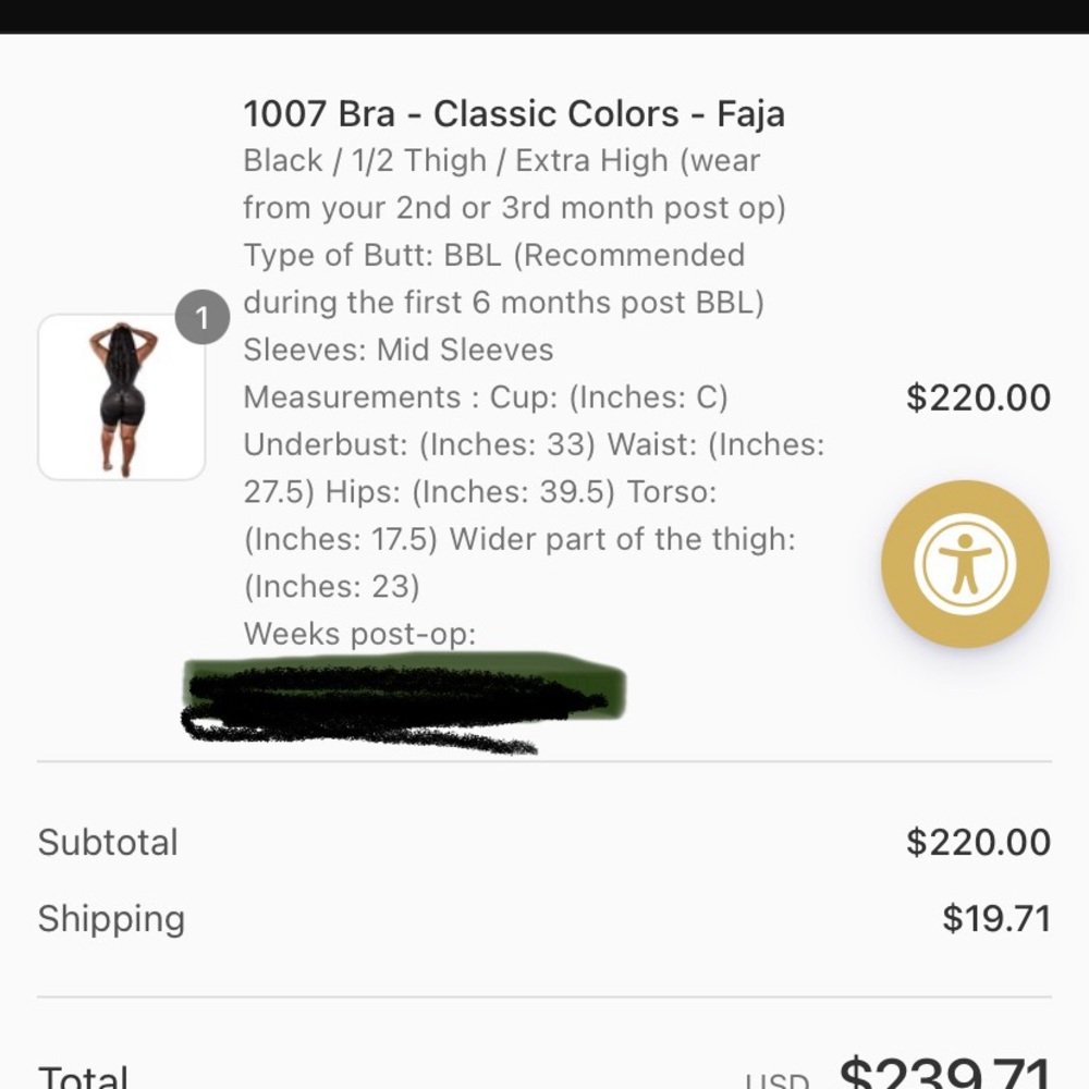 1007 Bra - Classic Colors - Faja black